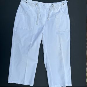 Sag Harbor rope belted capris